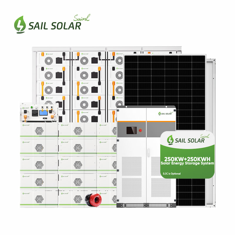 Sail Solar 250kw hybrid system for commercial and industrial use